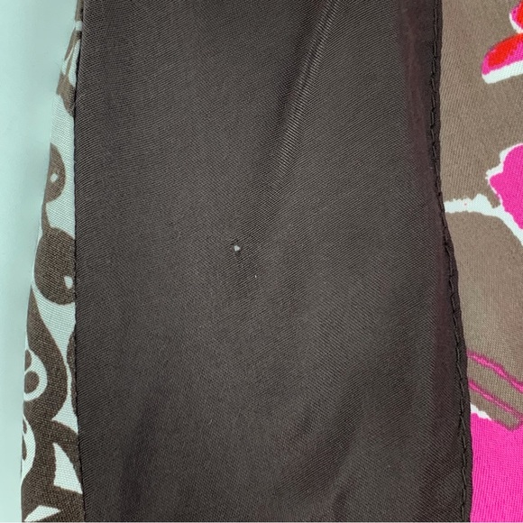 D.E.P.T. NWOT Brown and Pink Patchwork Style High Low Midi Skirt, XS - Picture 15 of 16